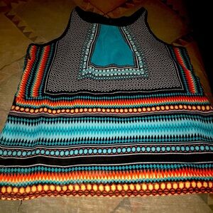 Really pretty multi color by & by tank top (L)